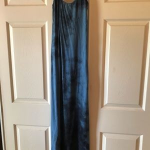Tie-dye long dress
